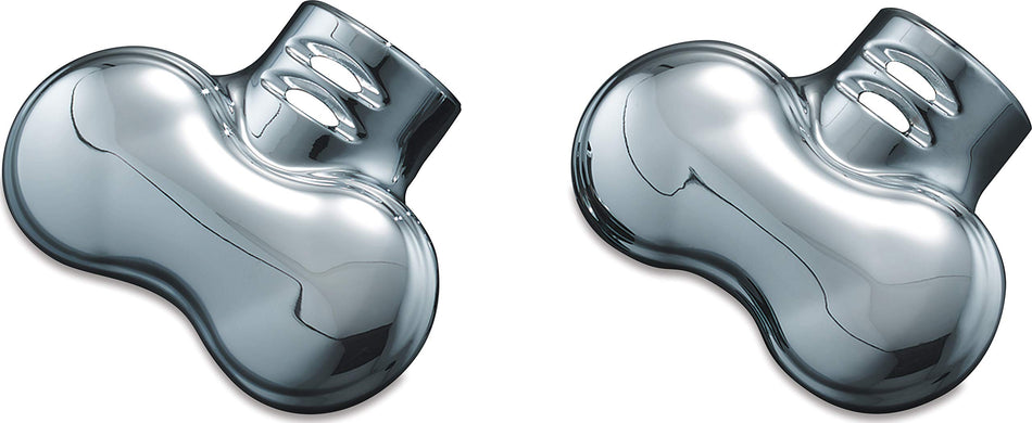 Kuryakyn 1294 Motorcycle Accent Accessory: Front Caliper Cover for Kawasaki, Suzuki, Yamaha Motorcycles, Chrome