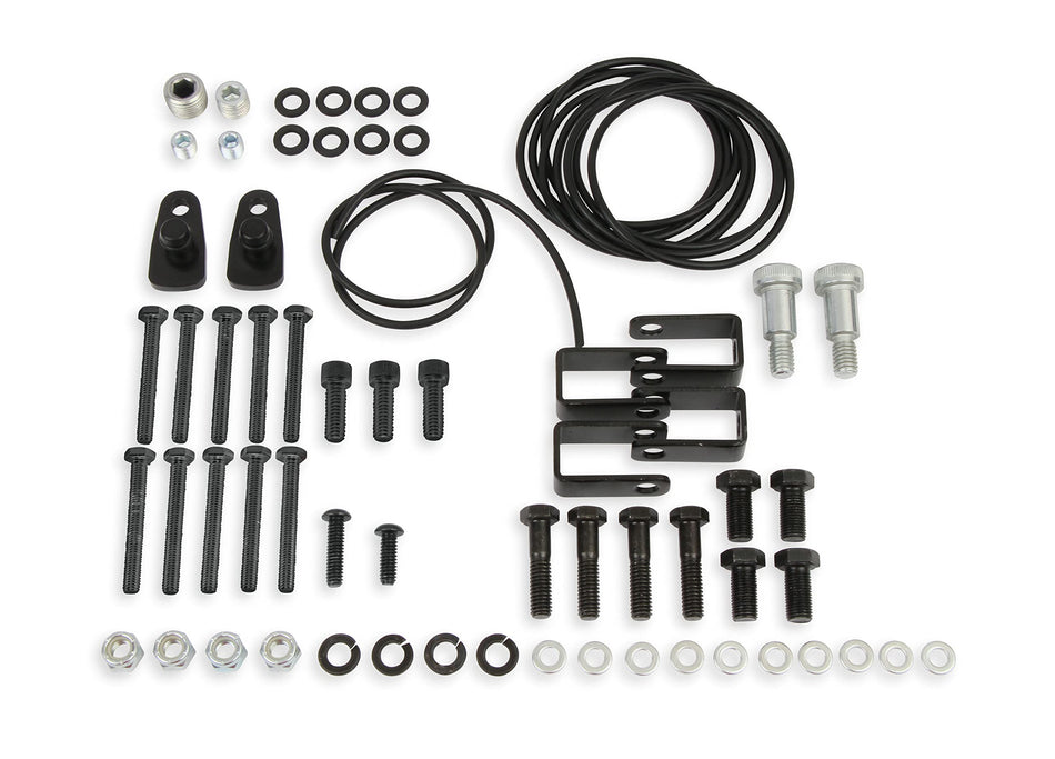 Holley Hardware Kit For Split Intake-Black