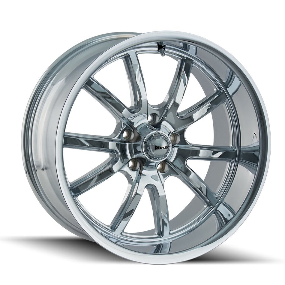 Ridler 650 Chrome Wheel Finish (18 x 9.5 inches /5 x 127 mm, 0 mm Offset)