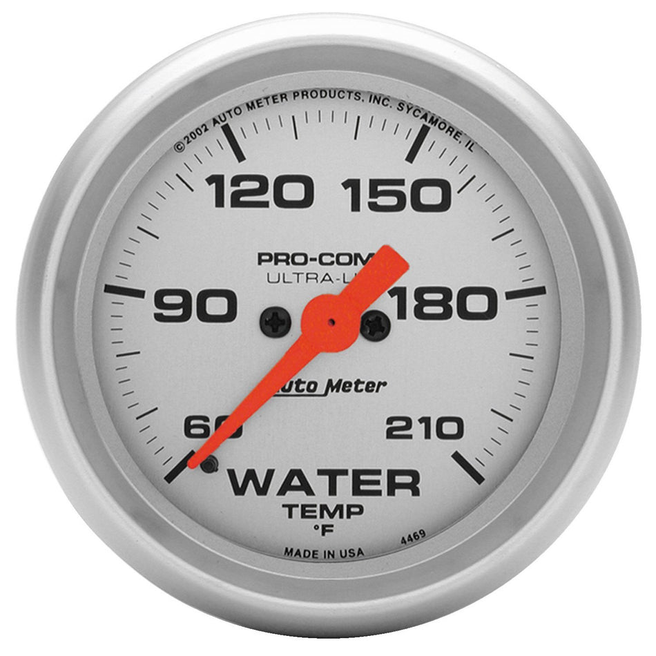Auto Meter 4369 Ultra-Lite Electric Water Temperature Gauge