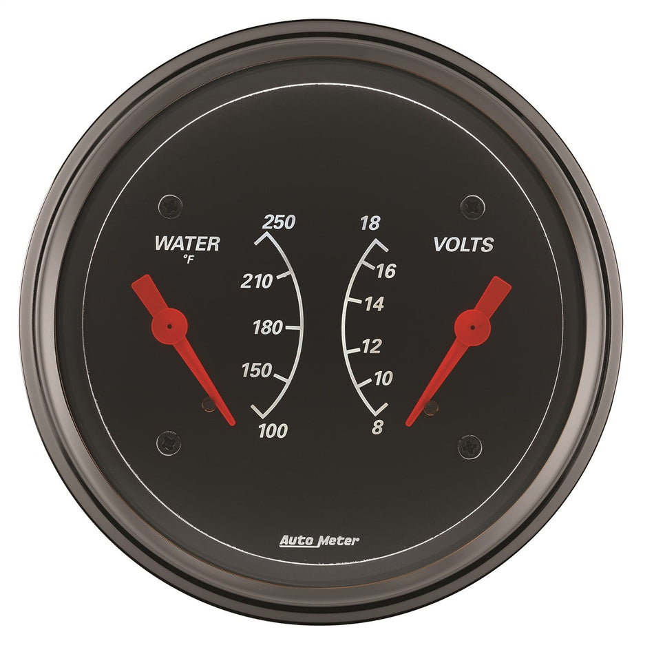 Auto Meter 1430 Designer Black Water Temperature Gauge