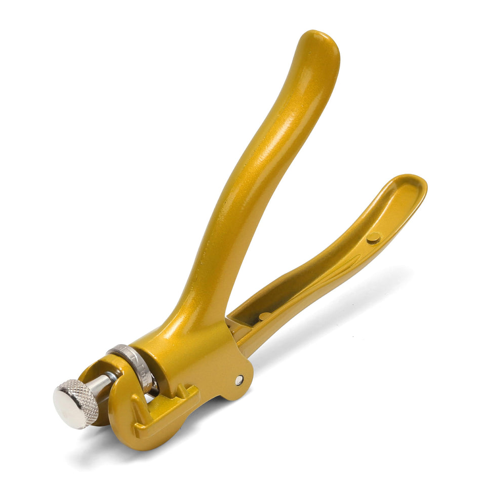 GreatNeck SS7 Saw Set Tool, Adjust Saw Blades for Peak Performance, Saw Set Tool Helps Get the Most from Saw Blades & Their Replacements, Simple Dial for Choosing Anvil Settings, Gold