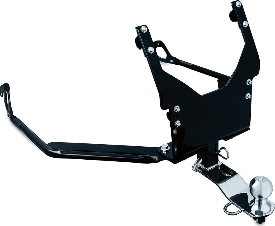 Kuryakyn 7642 Motorcycle Accessory: Trailer Hitch with 1-7/8 Diameter Hitch Ball for 2001-10 Honda Gold Wing GL1800 Motorcycles , Black