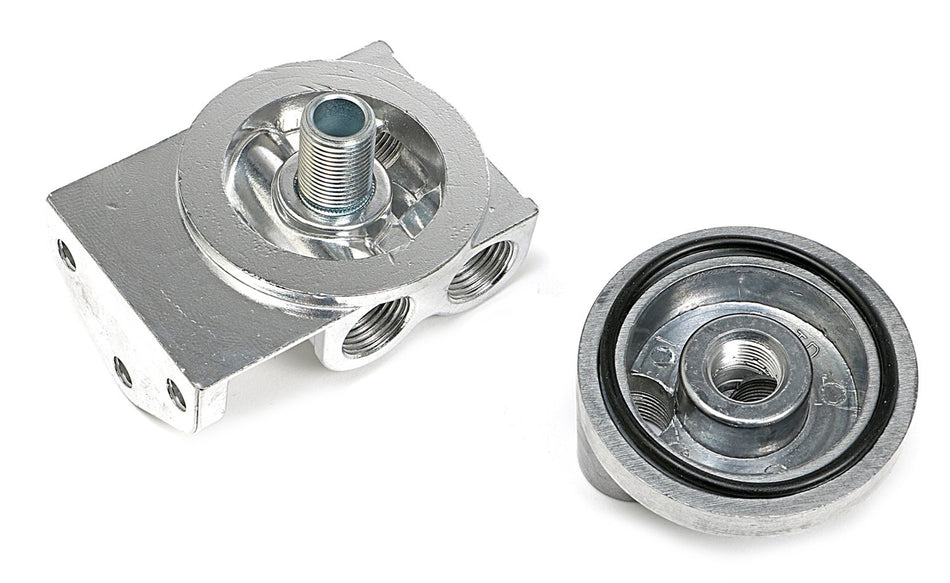 TRANS-DAPT PERFORMANCE - OIL FILTER RELOCATION KIT HORIZONTAL (1550)