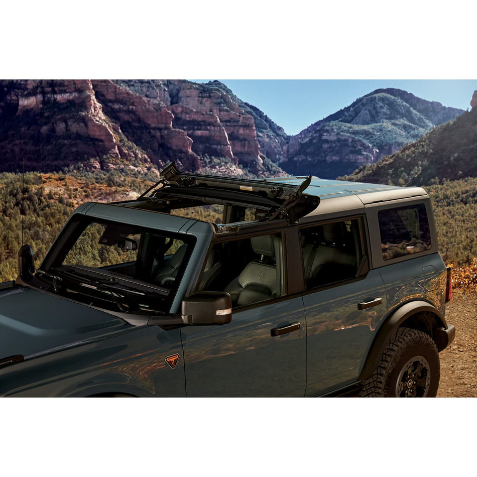 Bestop 5246117 Bronco Sunrider for Hardtop - '21-Current Bronco 4-Door (Black Twill)