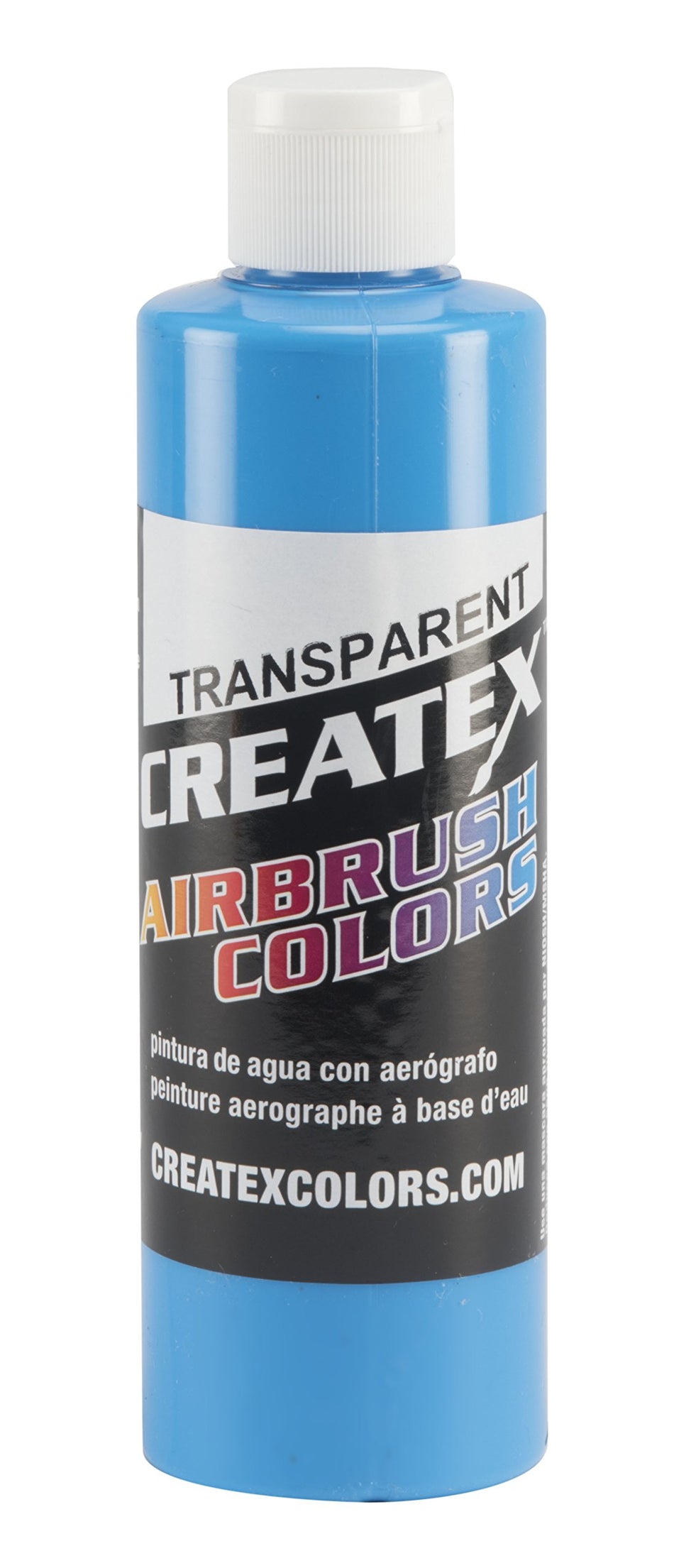 Createx Colors Paint for Airbrush, 8 oz, Transparent Caribbean Blue
