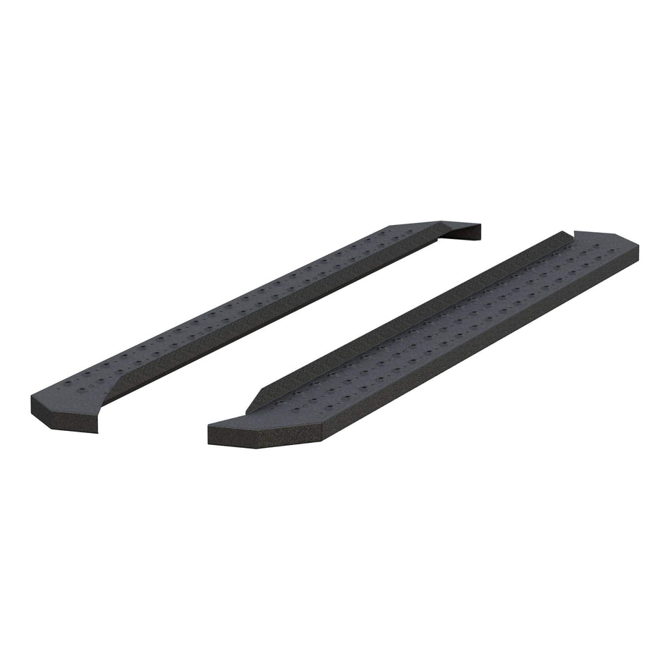ARIES C2885 RidgeStep Black Steel 85-Inch Truck Running Boards, Brackets Sold Separately