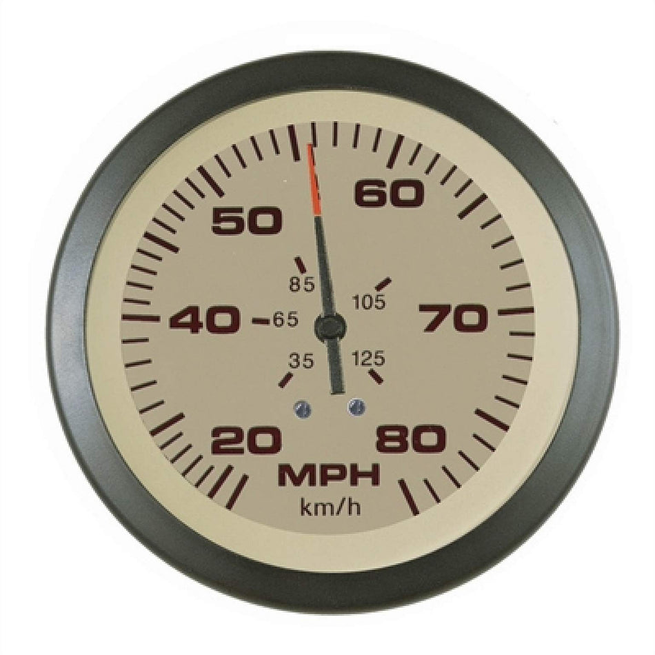 Sierra International 63076P Sahara Pitot Type 20 to 80 Mph Dial Range Scratch Resistant Speedometer Kit, 3