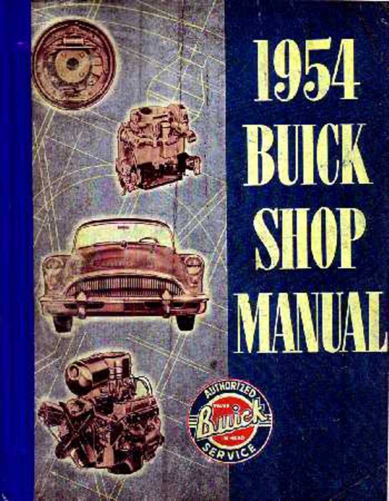 bishko automotive literature 1954 Buick Skylark Super Shop Service Repair Manual Book Engine Electrical OEM