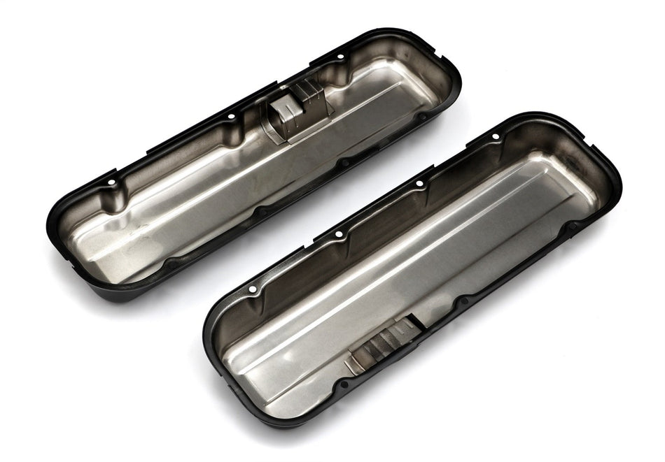 Trans-Dapt 8693 Black Valve Cover Short (Baffled 65-95 BBC)