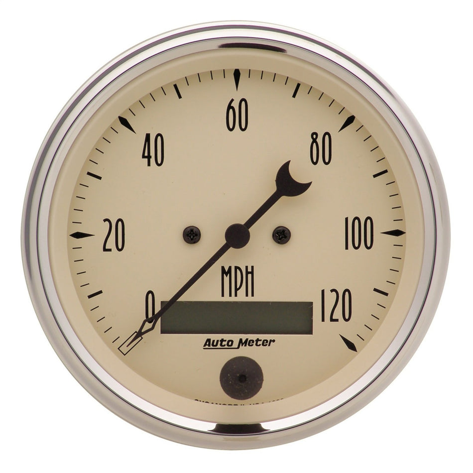 Auto Meter 1880 Antique Beige Electric Programmable Speedometer