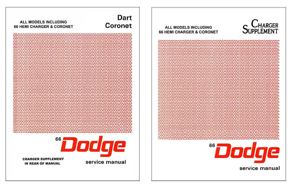 bishko automotive literature 1966 Charger Coronet Dart Shop Service Repair Manual Engine Drivetrain Wiring