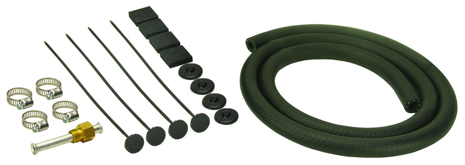 Derale 12006 Transmission Cooler Install Kit , Black