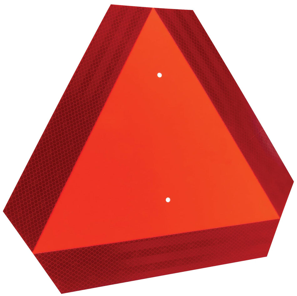 Performance Tool W1496 Reflective Triangle - Essential Safety Sign for Farm Vehicles and Equipment