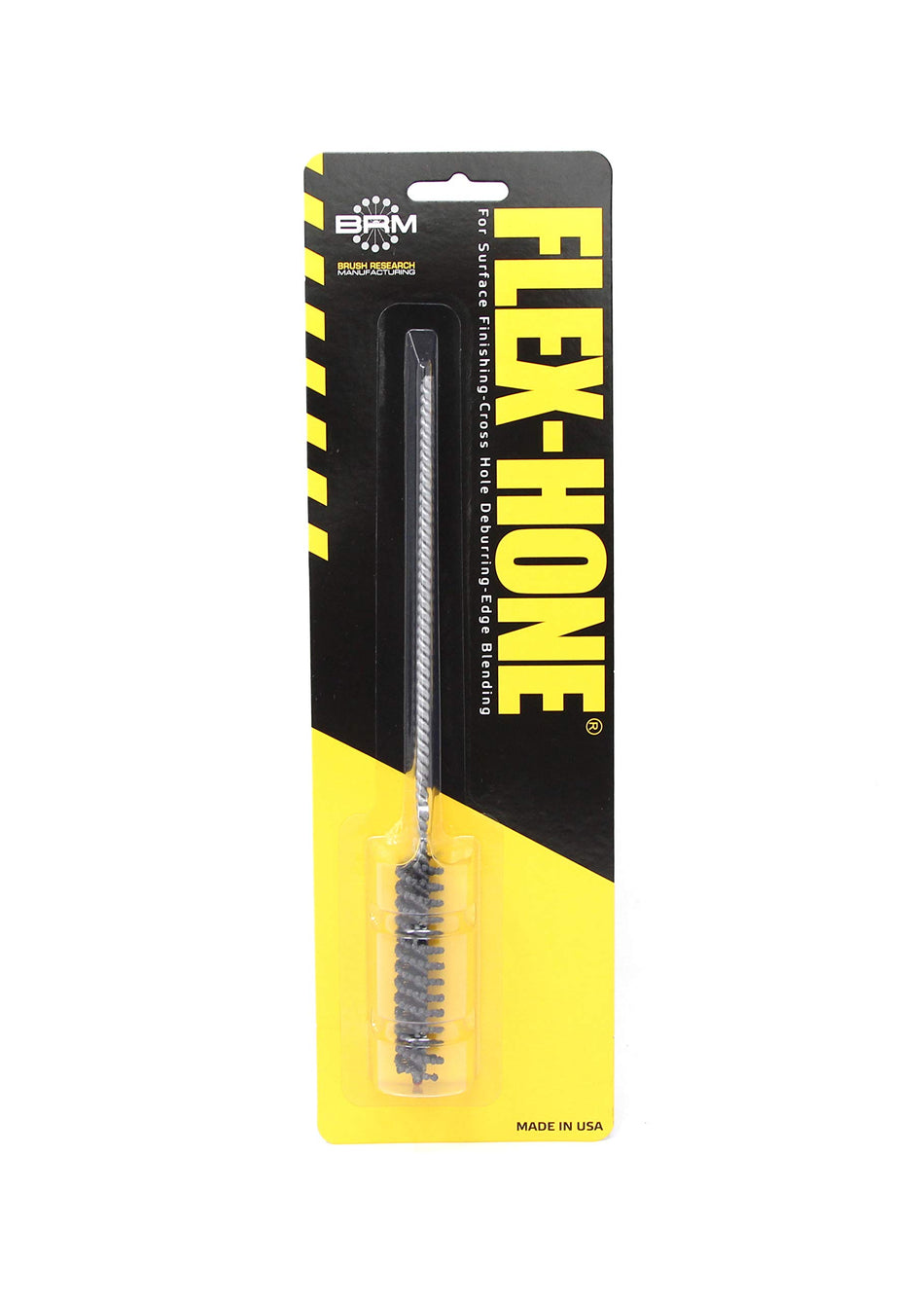 Brush Research BC1218 FLEX-HONEu00ae, 1/2 (12.7mm) Diameter, 180 Grit, Silicon Carbide Abrasive (Pack of 1)