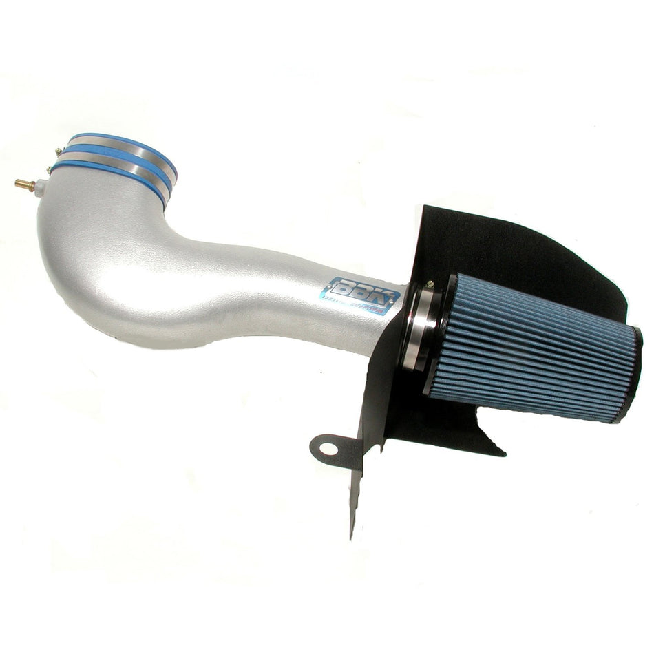 BBK Performance BBK 1736 Cold Air Intake System - Power Plus Series Performance Kit for Ford Mustang GT Titanium Silver Powdercoat Finish