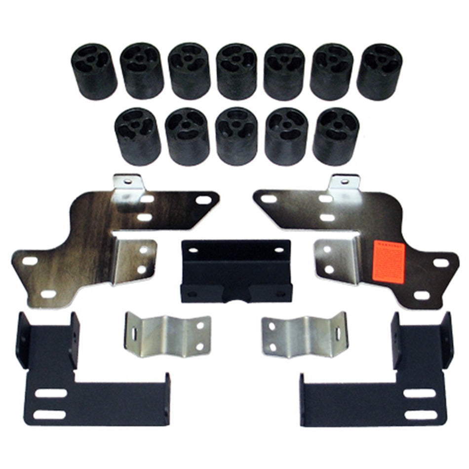 Performance Accessories, Chevy Avalanche 1500 Gas 2/4WD W/Cladding 3 Body Lift Kit, fits 2002 to 2006, PA10073, Made in America