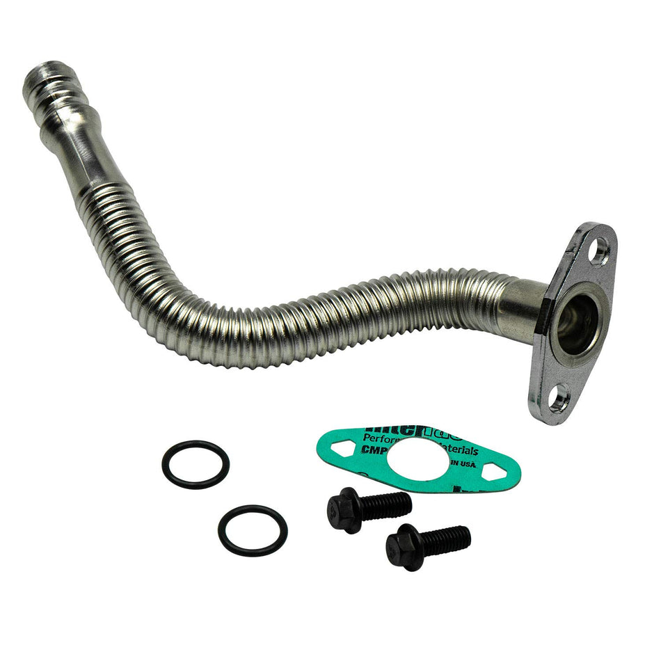 Edelmann 1029 Turbo Oil Line Kit - for 2009-05 Dodge Ram 2500/3500 / 4500; 6-CYL. 5.9L DIESEL ENG.