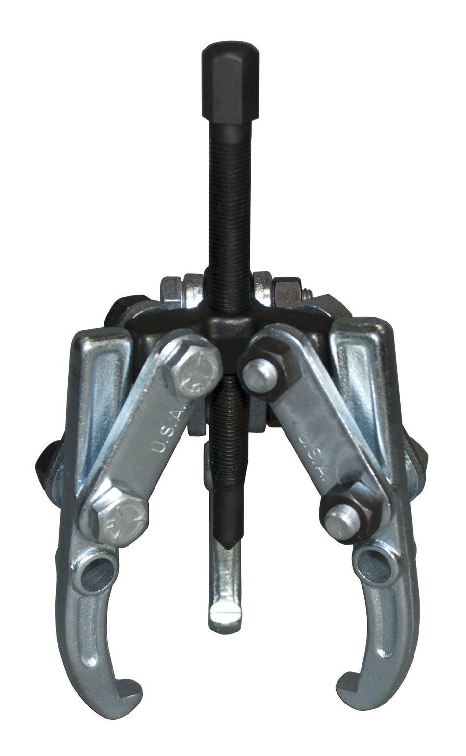 Cal-Van Tools 134 Adjustable Puller - 3 Jaw, 3-1/2 in. Reach, 4 in. Spread Ratcheting Gear Puller. Pilot Bearing Tools