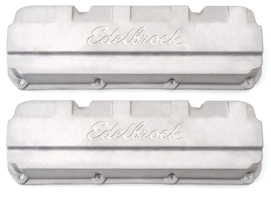 Edelbrock 4267 Racing Series Valve Cover Sand Cast Aluminu