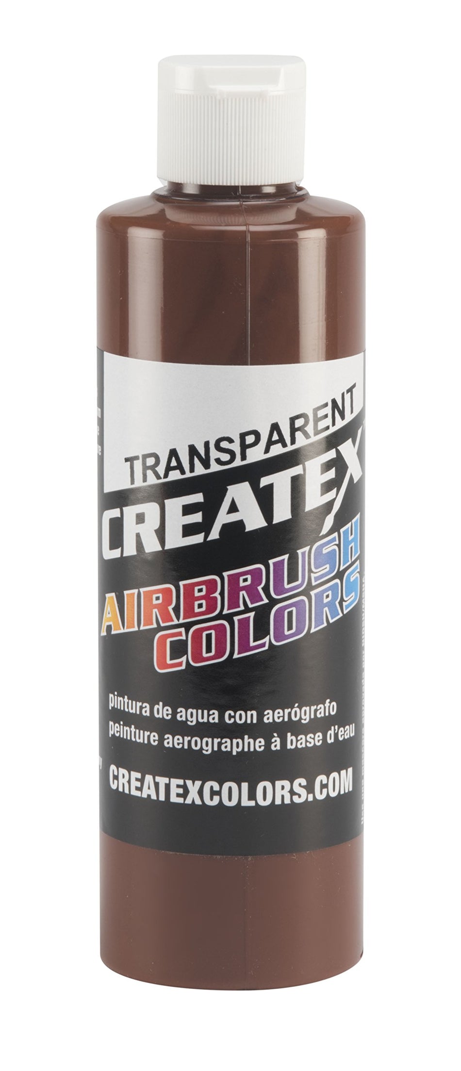 Createx Colors Paint for Airbrush, 8 oz, Transparent Light Brown