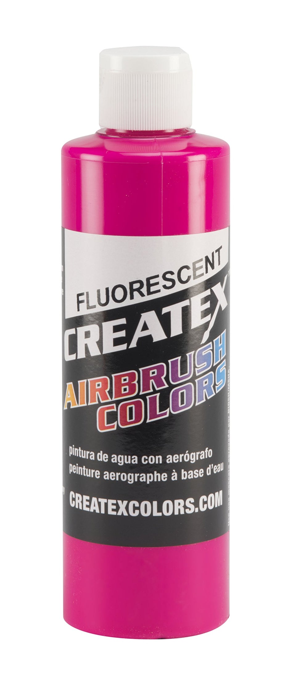Createx Colors Paint for Airbrush, 8 oz, Fluorescent Magenta
