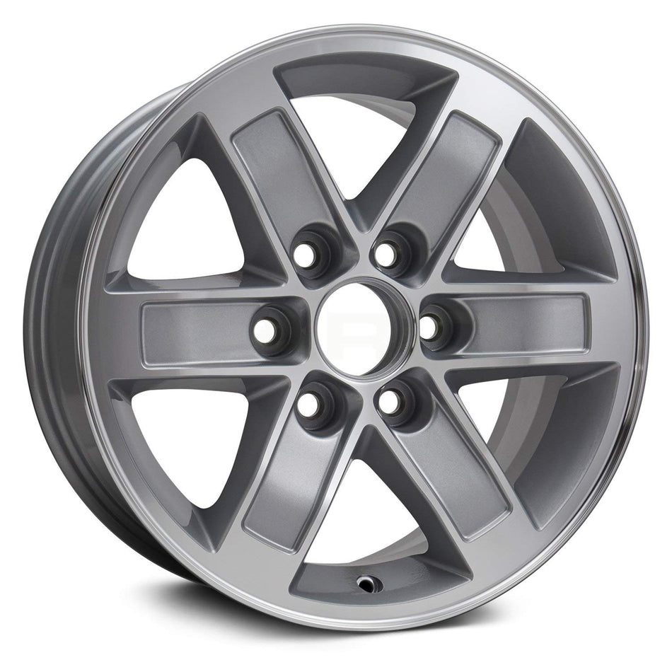 Replikaz - 6 I-spoke Silver Machined 17x7.5 Alloy Factory Wheel - Replica