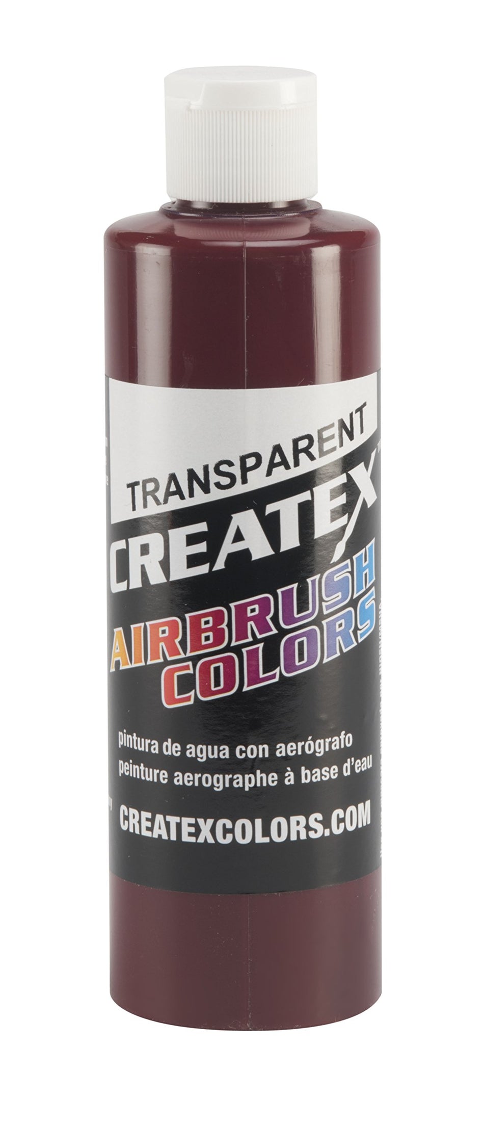 Createx Colors Paint for Airbrush, 8 oz, Transparent Deep Red