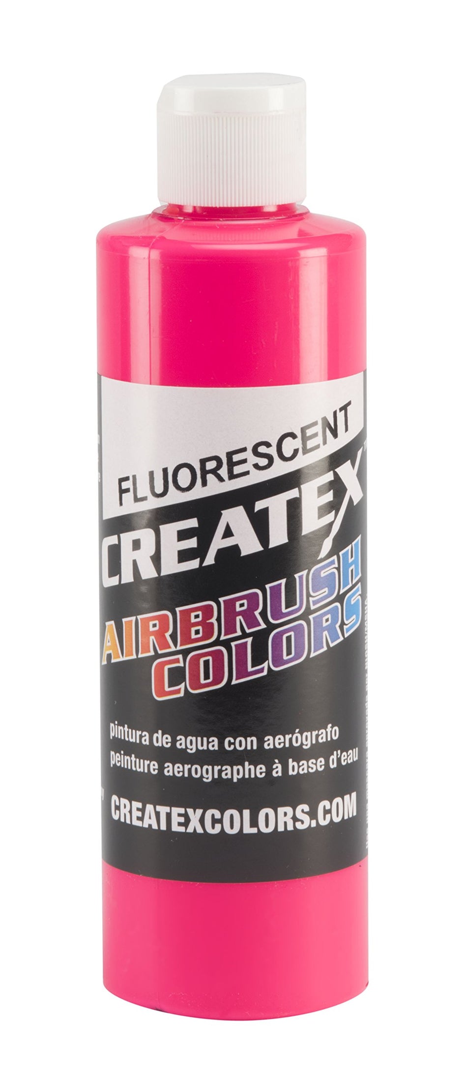 Createx Colors Paint for Airbrush, 8 oz, Fluorescent Hot Pink