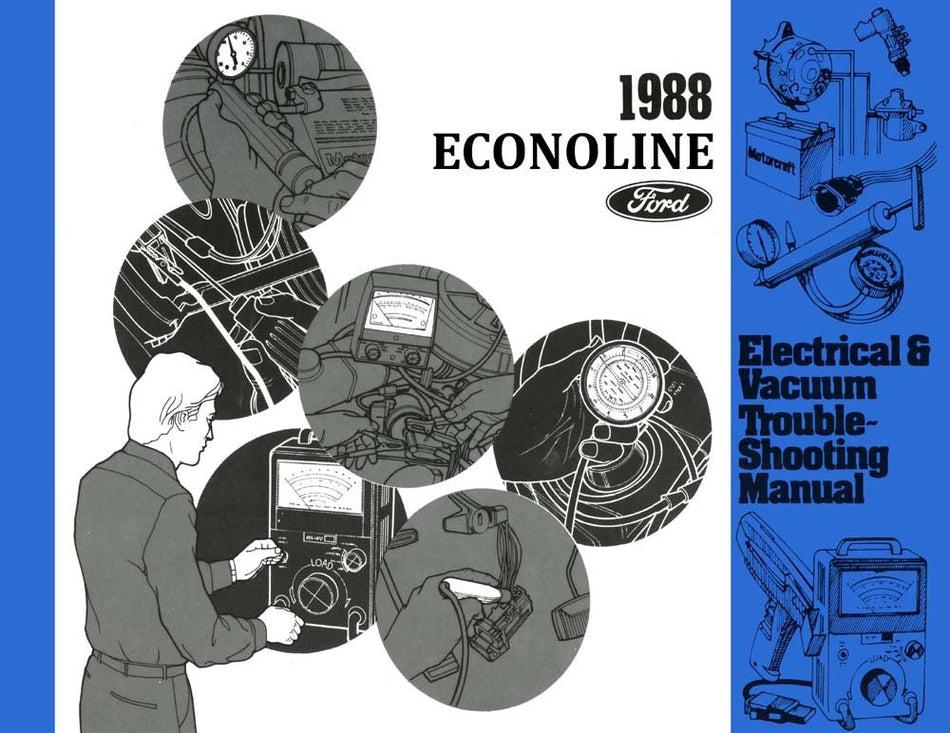 bishko automotive literature Electrical Vacuum Service Repair Diagnostic Manual Procedure for The 1988 Ford Econoline