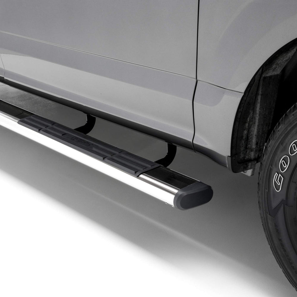 ARIES 4444014 6 x 75-Inch Oval Polished Stainless Steel Nerf Bars, Select Dodge Ram 1500