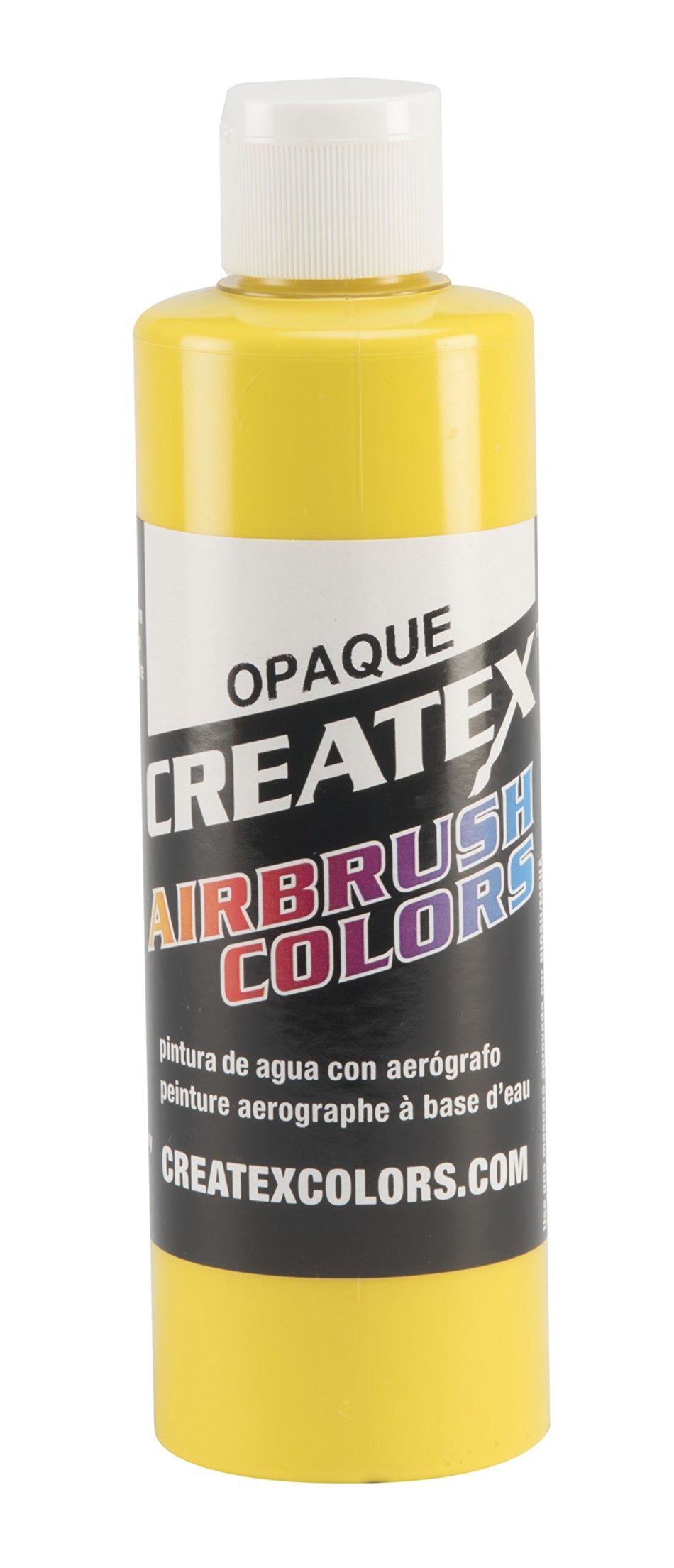 Createx Colors Paint for Airbrush, 8 oz, Opaque Yellow