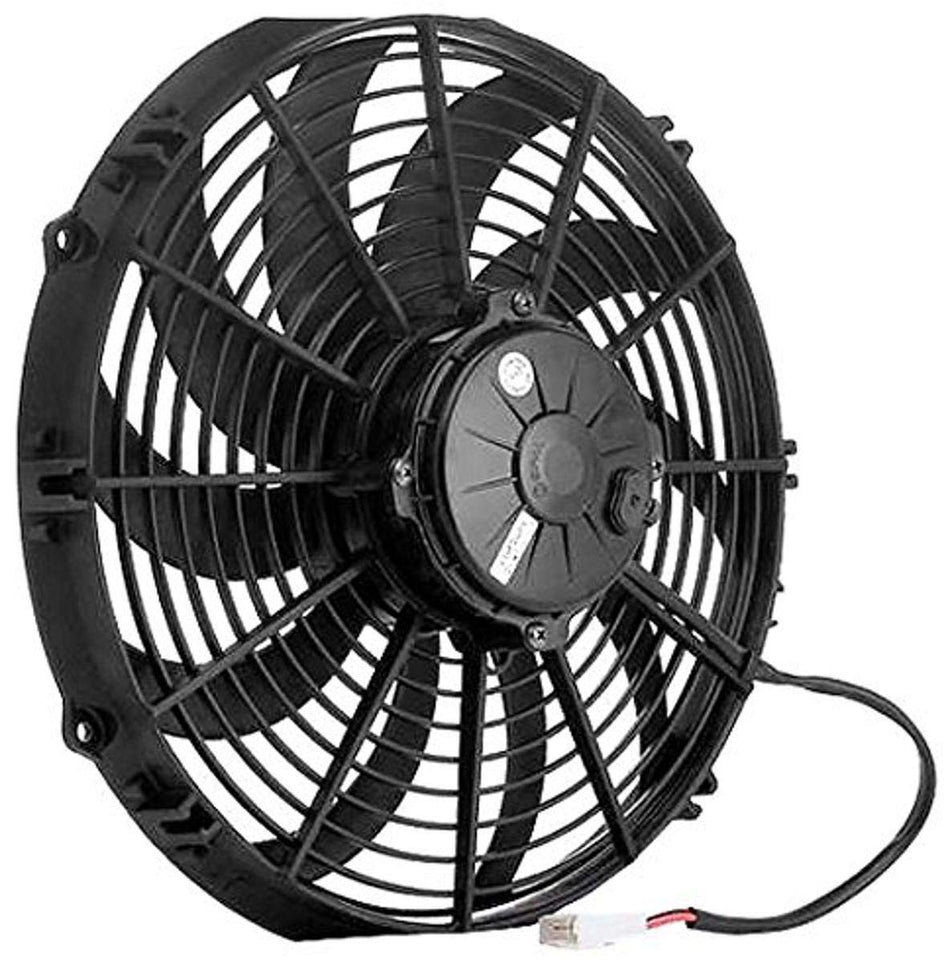 Be Cool 75028 Euro-Black 12 High-Torque Electric Puller Fan