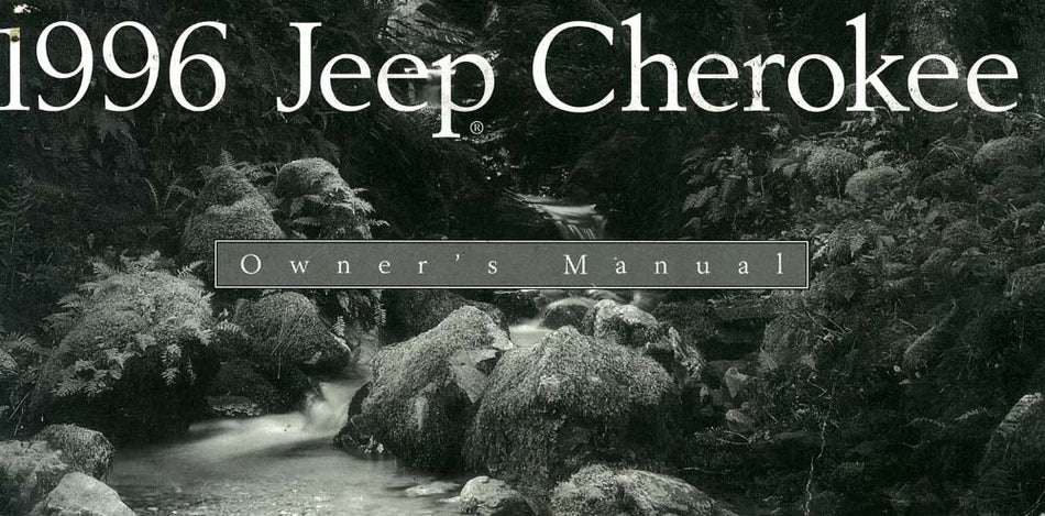 bishko automotive literature 1996 Jeep Cherokee Owners Manual User Guide Reference Operator Book Fuses Fluids