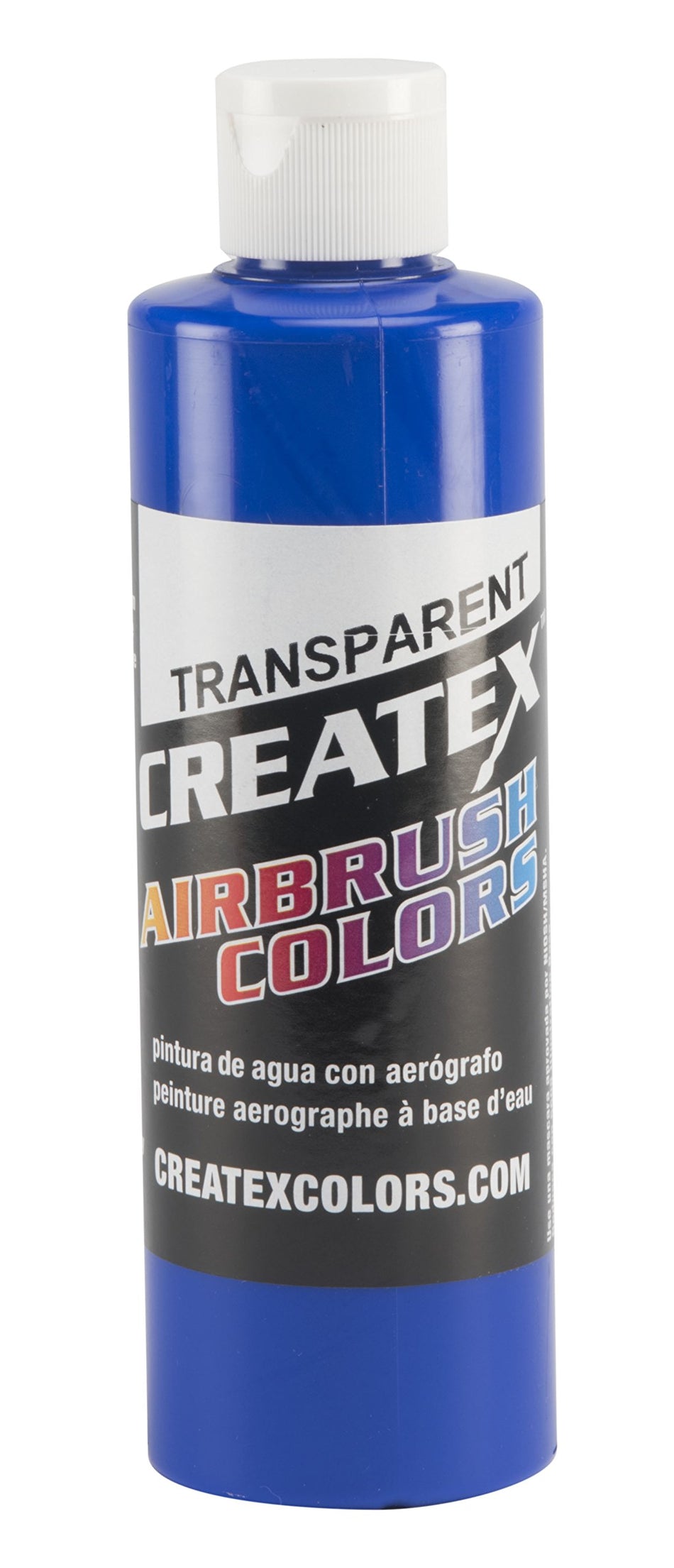 Createx Colors Paint for Airbrush, 8 oz, Transparent Ultramarine Blue