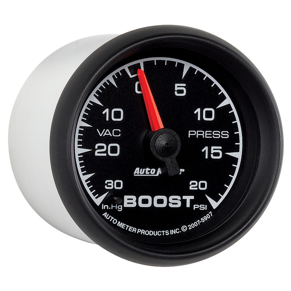 Auto Meter 5907 ES 2-1/16 30 in. Hg/20 PSI Mechanical Vacuum/Boost Gauge