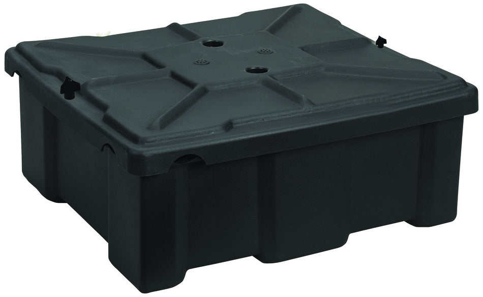 Moeller Marine Roto-Molded Marine Battery Box (Two 8D Batteries, 27.5 x 24.5 x 14, Low), One (042210)