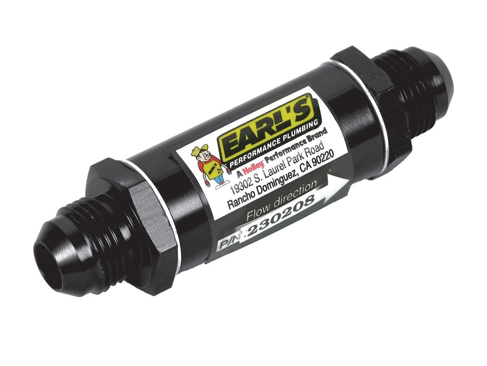 Earl's AT230208ERLP Ano-Tuff -8 An 85 Mic Screen Fuel Filter, 1 Pack