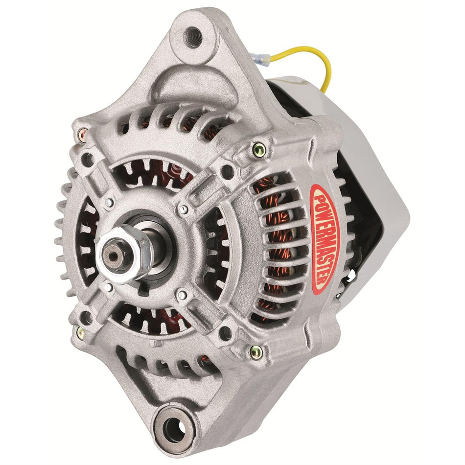 Powermaster 8116 Natural Alternator (Denso Race 110mm 100A 1 Wire 16 Volt)