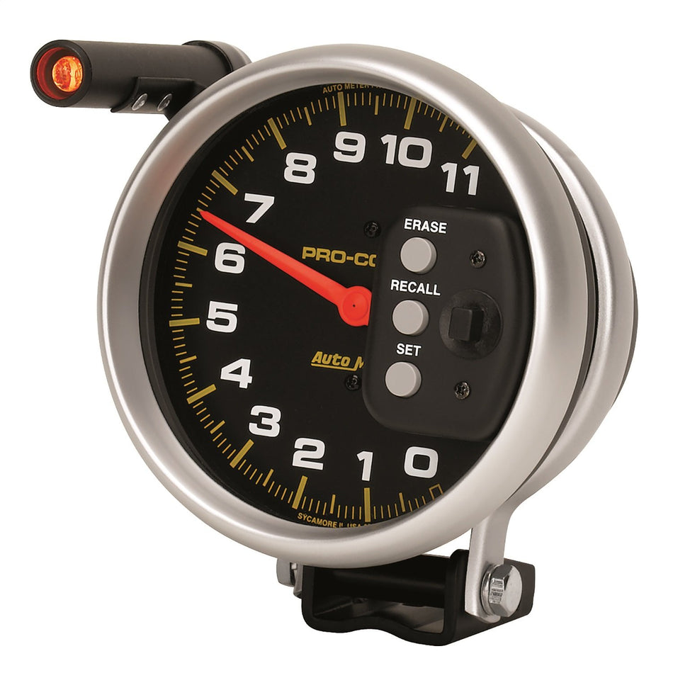 AUTO METER 6857 Pro-Comp Single Range Tachometer,5.000 in.