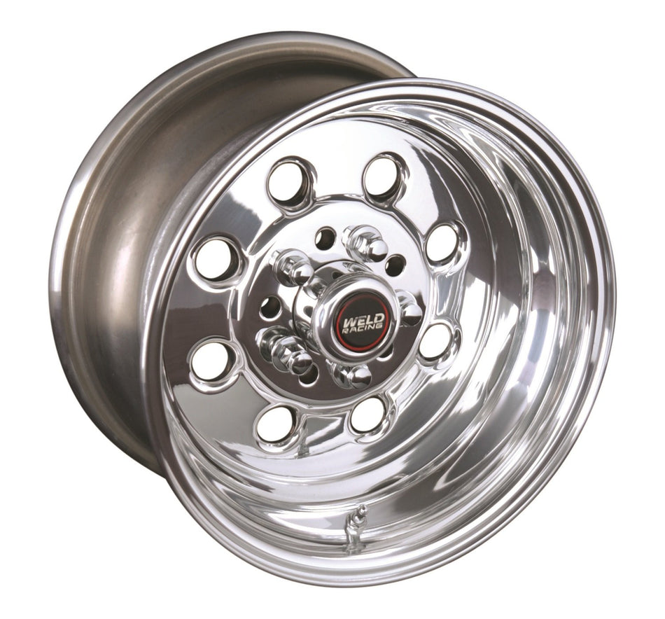 Weld - Draglite 15x8 / 5x4.5 & 5x4.75 BP / 6.5in. BS Polished Wheel - Non-Beadlock (90-58352)