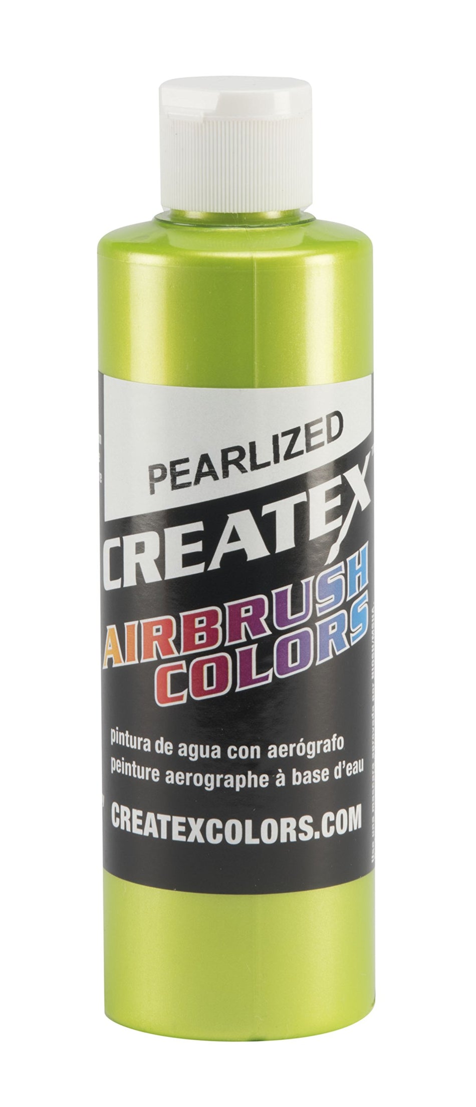 Createx Colors 5313-08 Paint for Airbrush, 8 oz, Pearl Lime