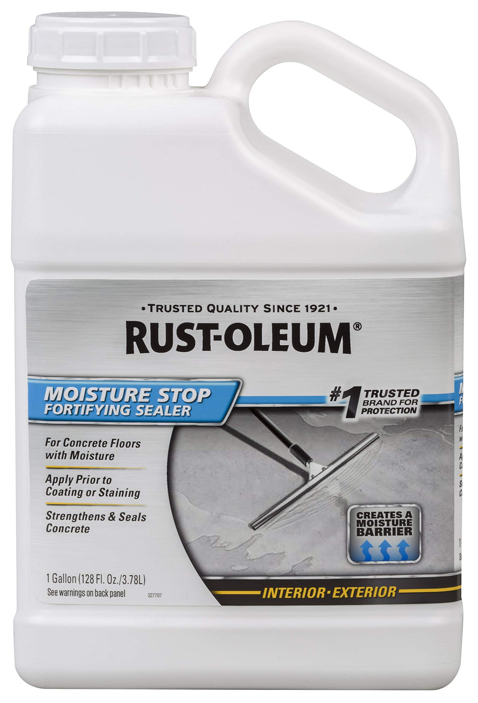 Rust-Oleum 301239 Concrete Moisture Stop Fortifying Sealer, Gallon, 1 gallon