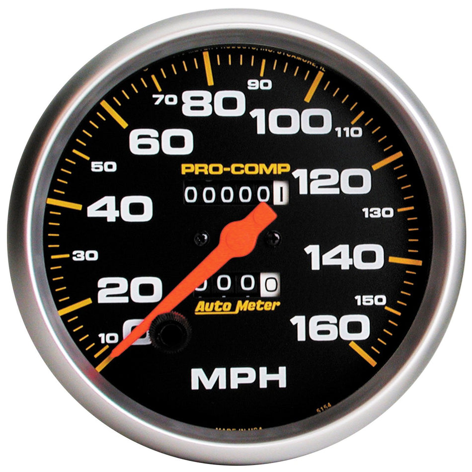 AUTO METER 5154 Pro-Comp Mechanical in-Dash Speedometer 5.000 in.