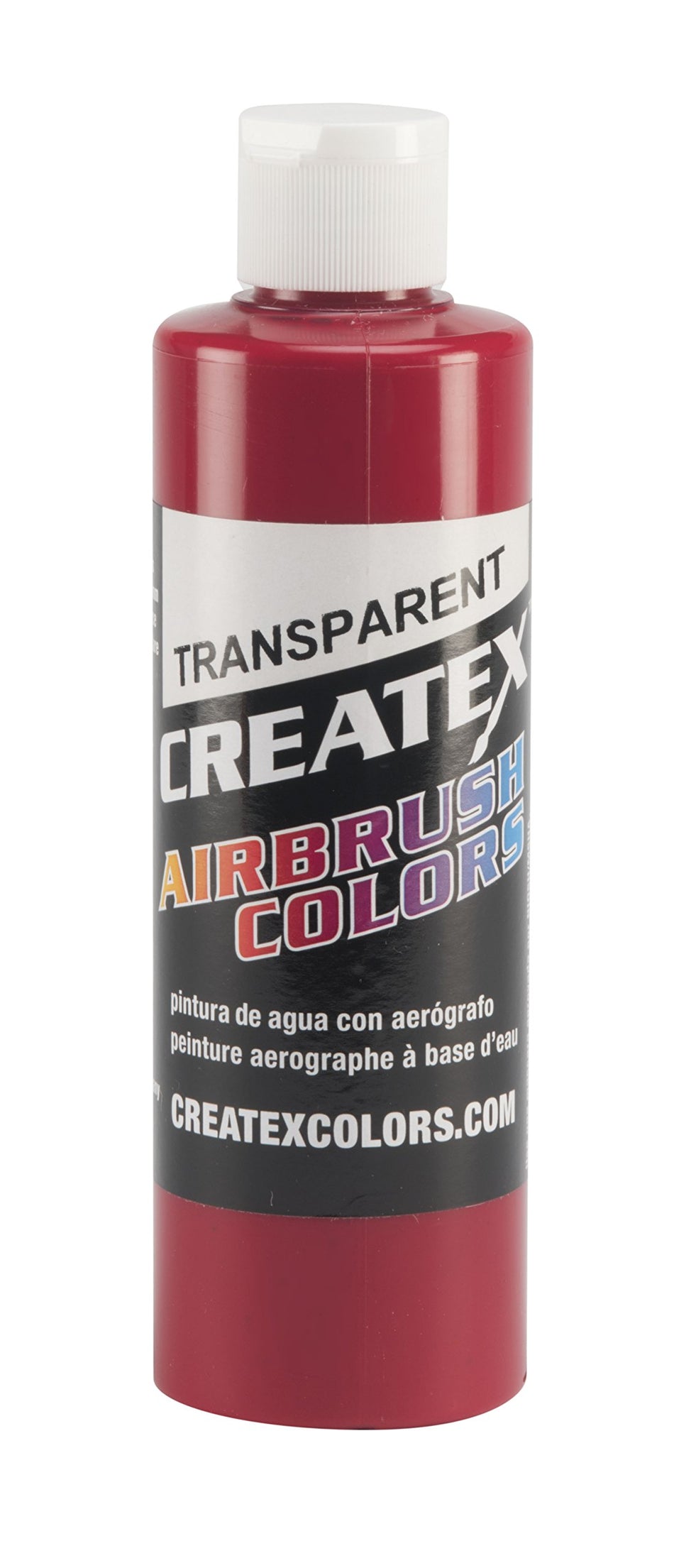 Createx Colors Paint for Airbrush, 8 oz, Transparent Carmine