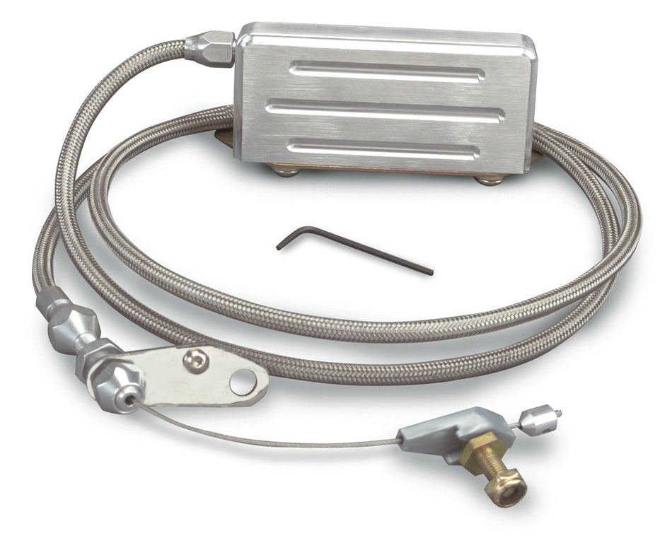 Lokar KD-2400HT60 60 Kickdown Cable Kit with Braided Stainless Steel Housing for GM TH-400 Transmission