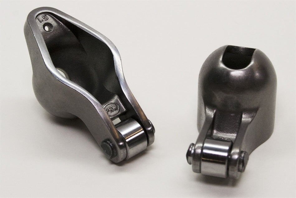 Sportsman Roller Tip Rocker Arms for Small Block Chevy 262-400, 1.5 Ratio for 3/8 Studs