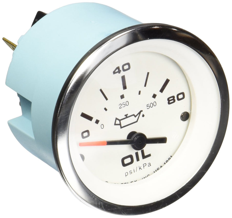 Sierra 59653P Lido 80 PSI Fog Resistant Oil Pressure Gauge