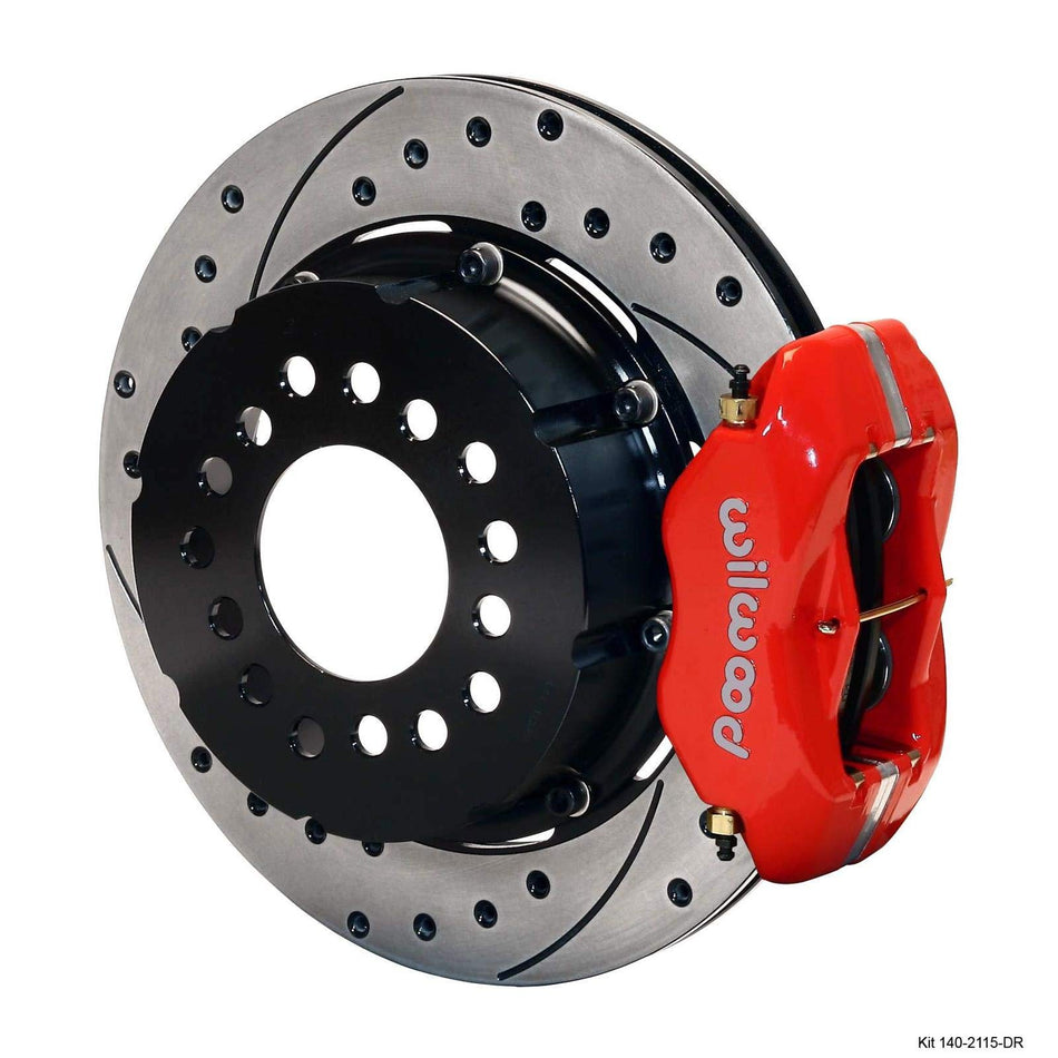 Wilwood 1402115DR FDL P/S Rear DRILLED RED