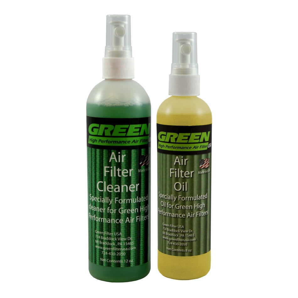 Green Filter 2800 Clear High Performance Air Filter Recharge Oil and Cleaner Kit - 20 oz.